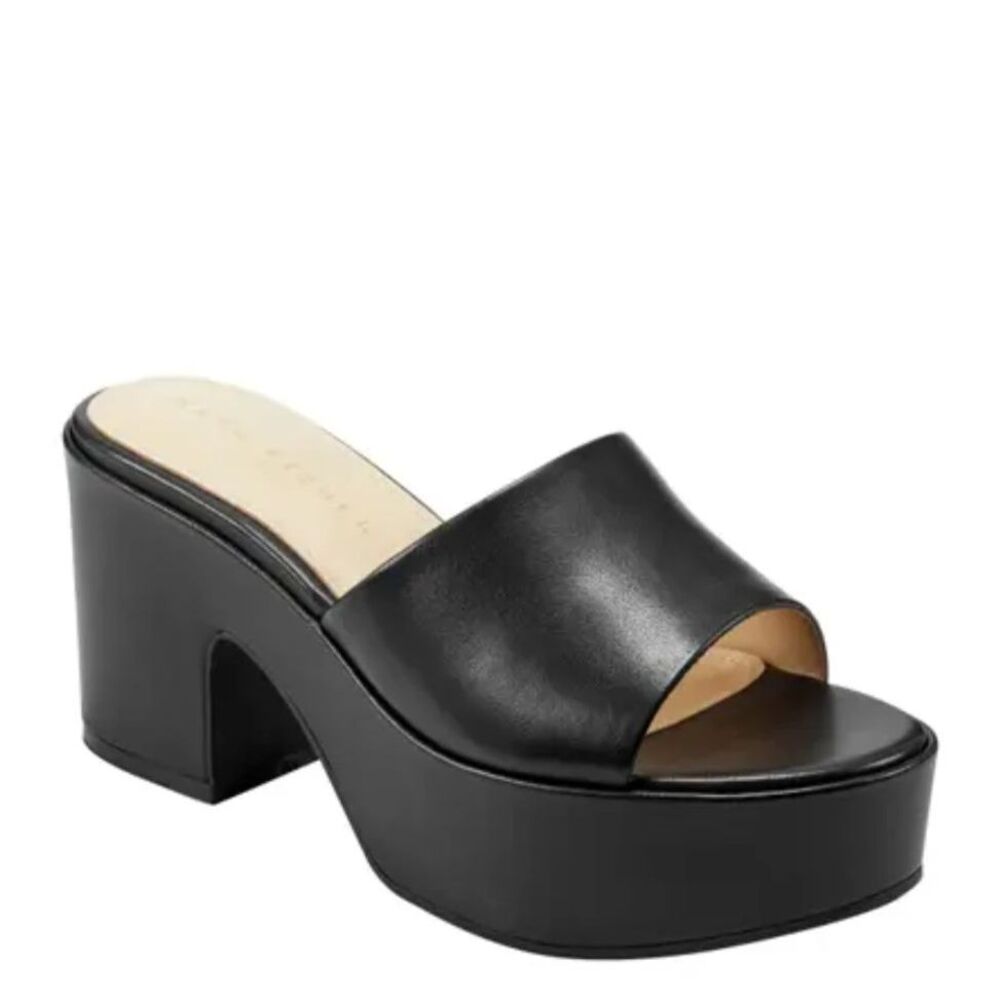 Marc Fisher LTD Forina  Women's Sandals Black Size 8 New